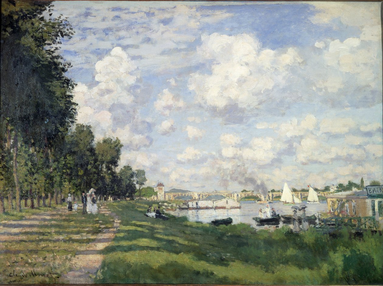 Povodí Argenteuil od Claude Monet