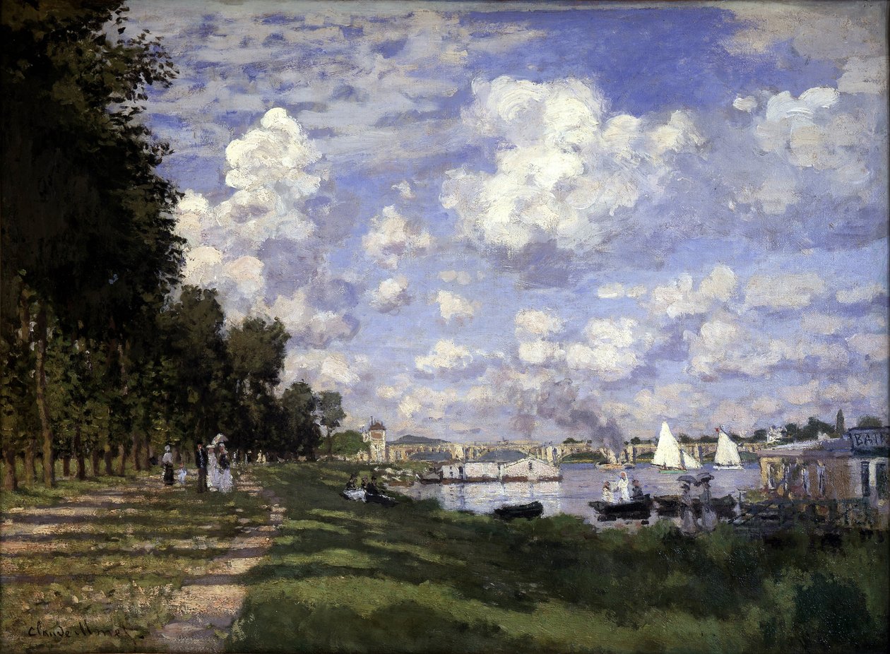 Povodí Argenteuil - Claude Monet od Claude Monet