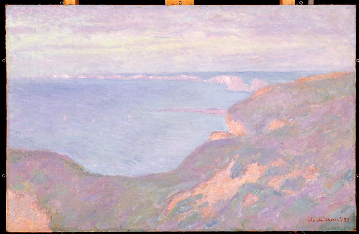 The Cliffs near Dieppe, 1897 od Claude Monet
