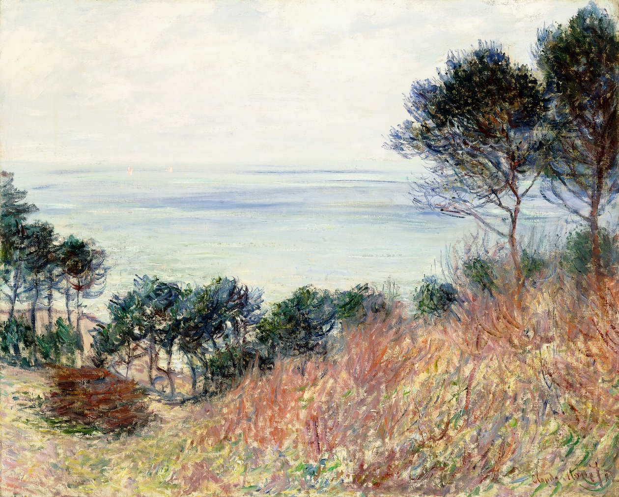 Pobřeží Varengeville, 1882 od Claude Monet