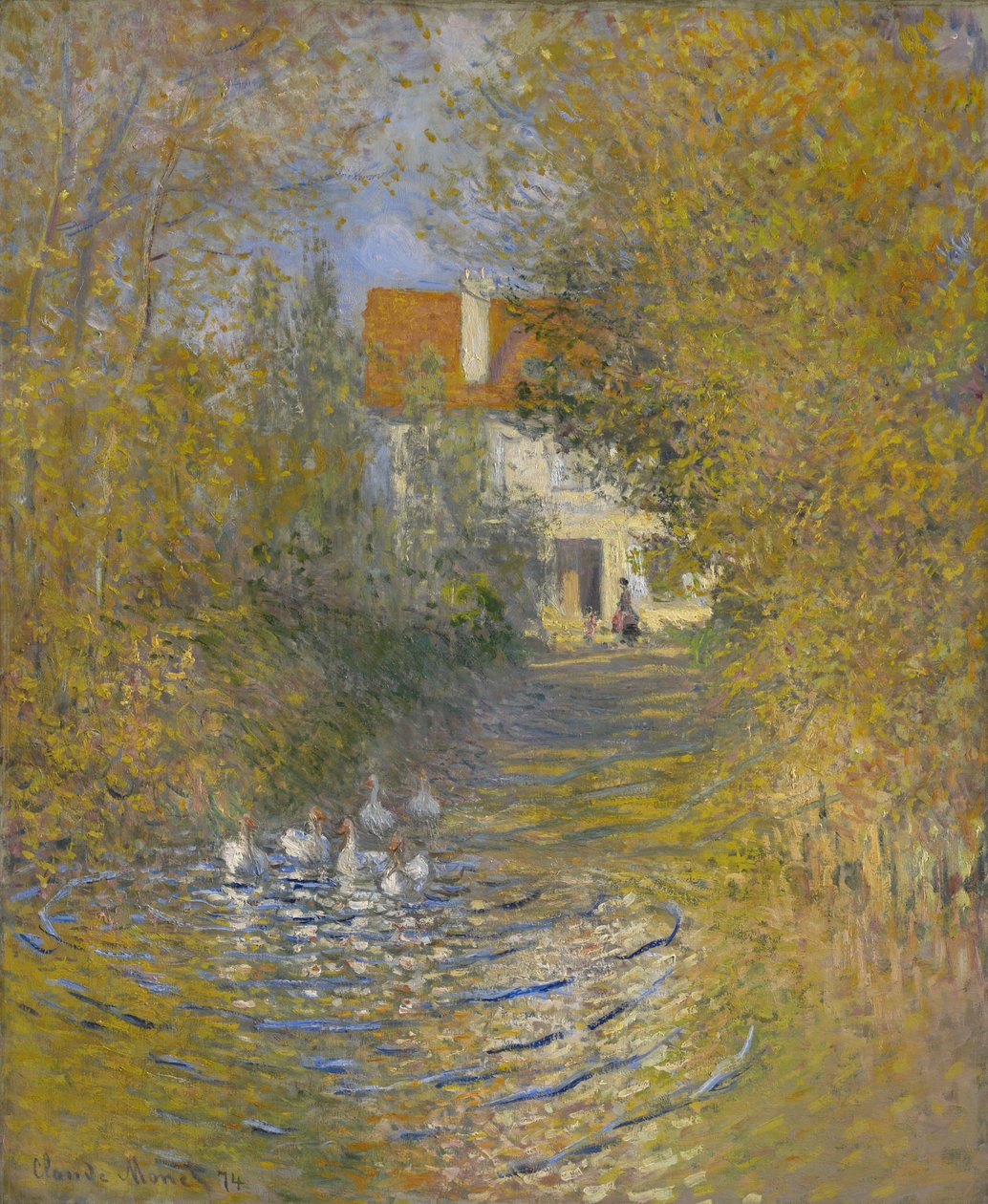 Husy, 1874 od Claude Monet