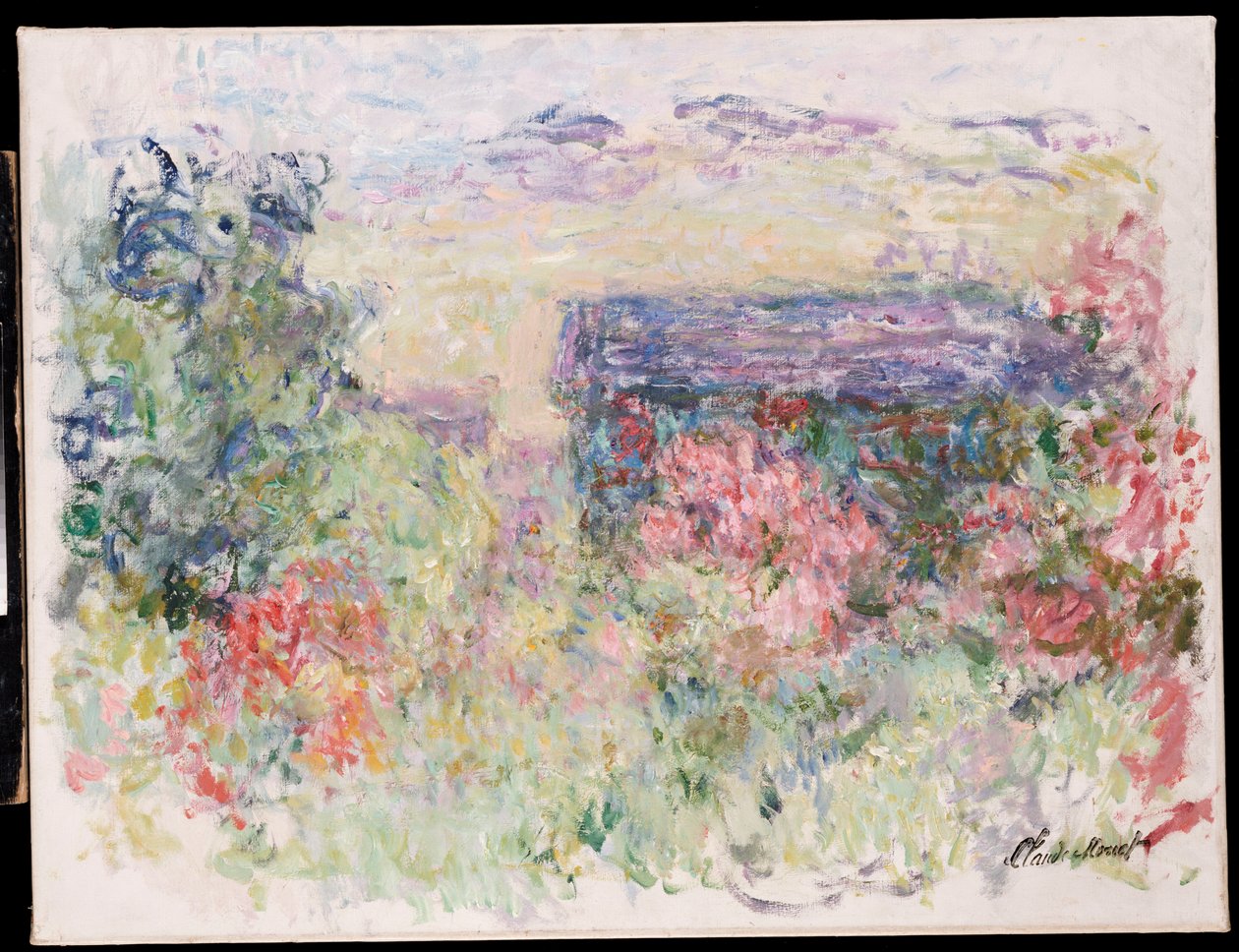 Dům u růží, c.1925-26 od Claude Monet
