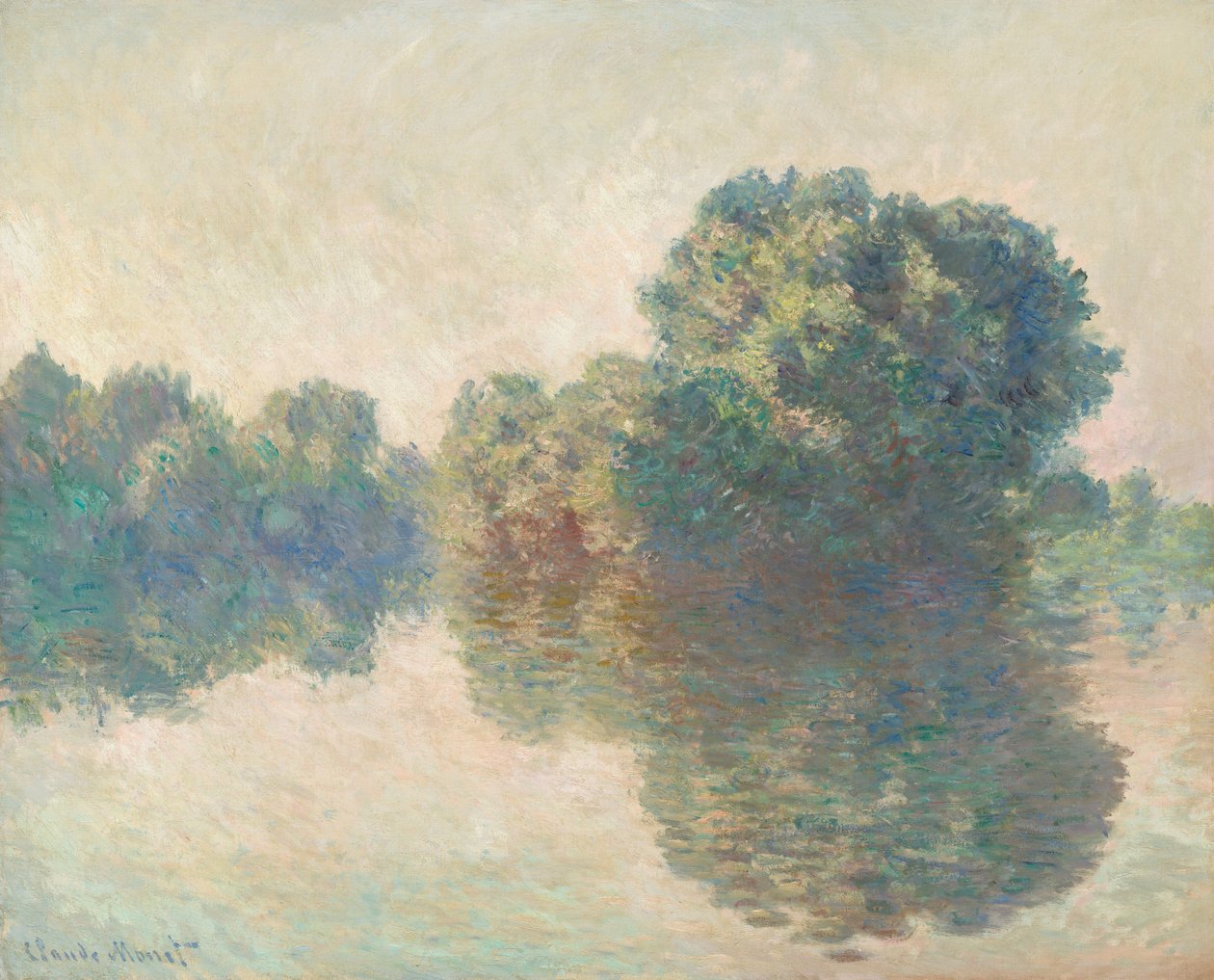 Seina v Giverny od Claude Monet