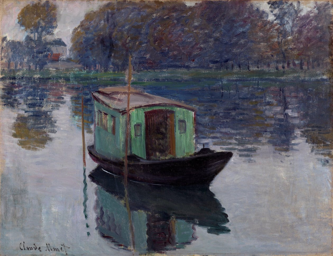 Studiový člun od Claude Monet