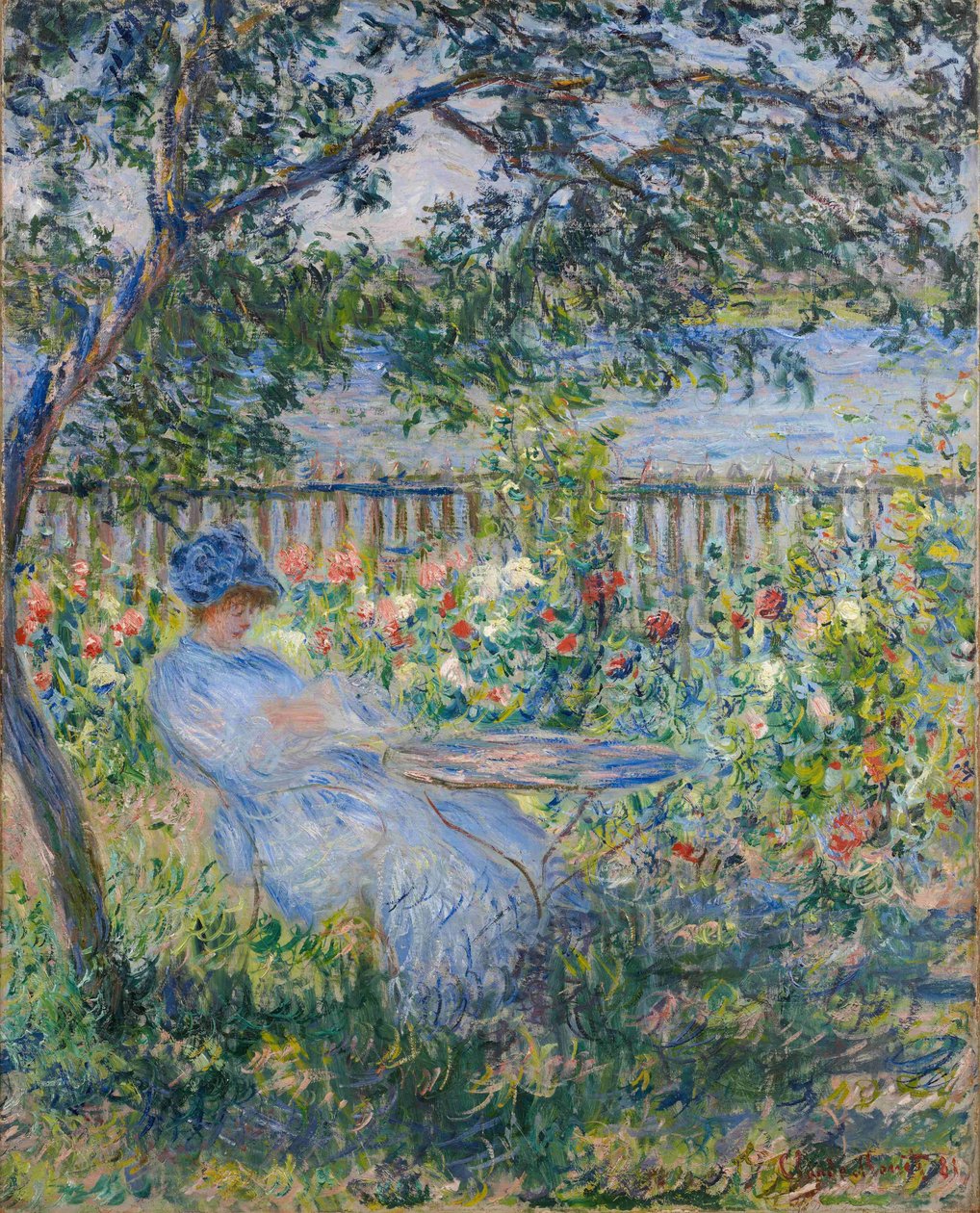 Terasa ve Vétheuil od Claude Monet