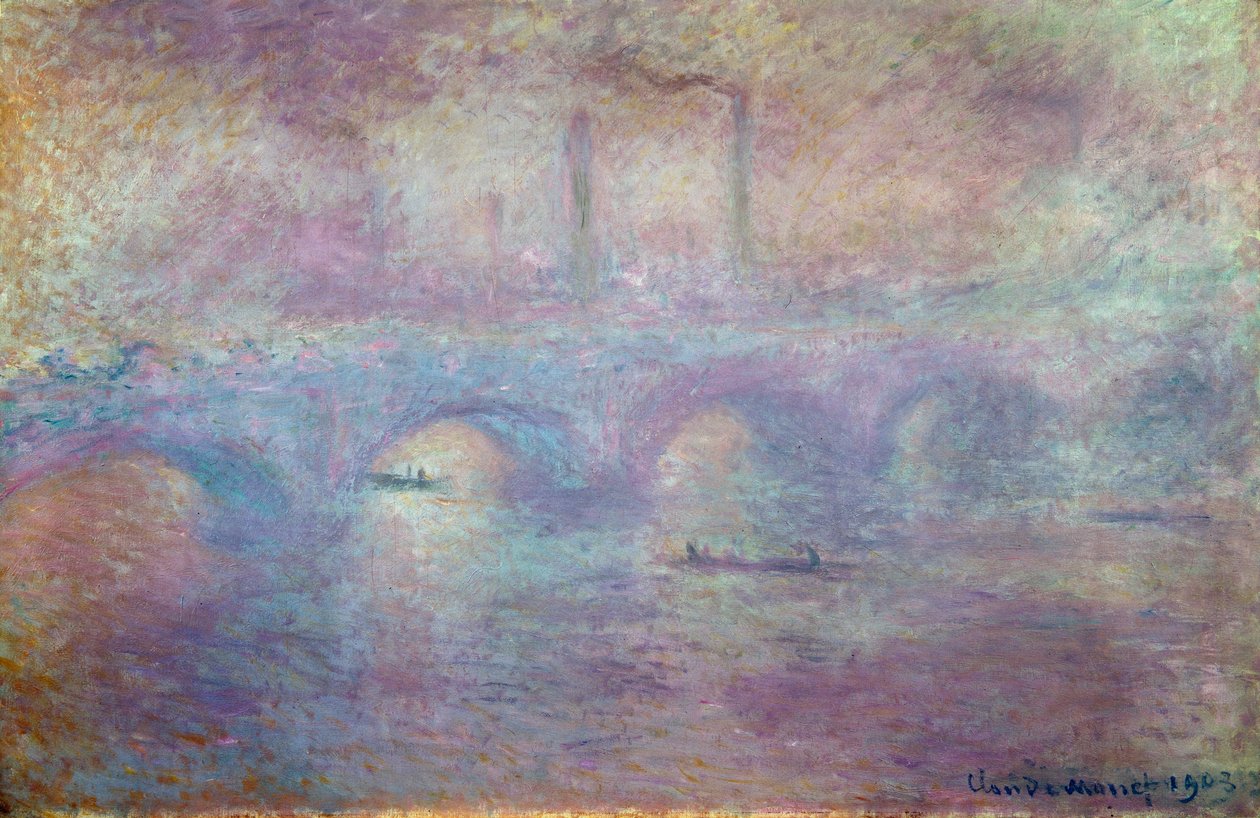 The Waterloo Bridge, Fog Effect, 1903 od Claude Monet