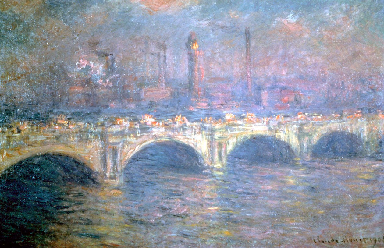 Waterloo Bridge, Londýn, 1903 od Claude Monet