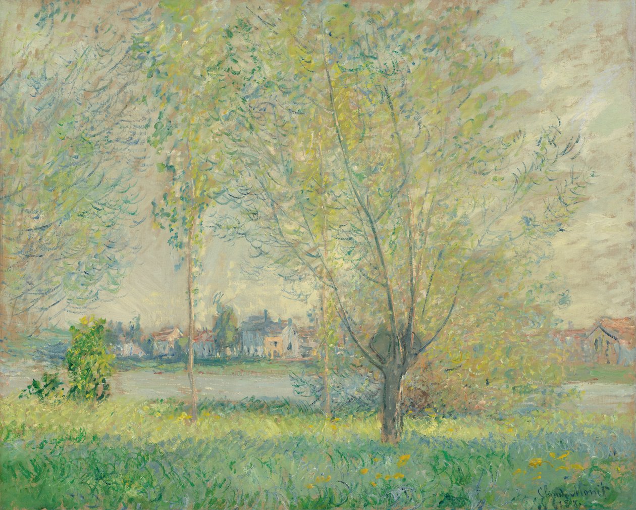 Vrby od Claude Monet