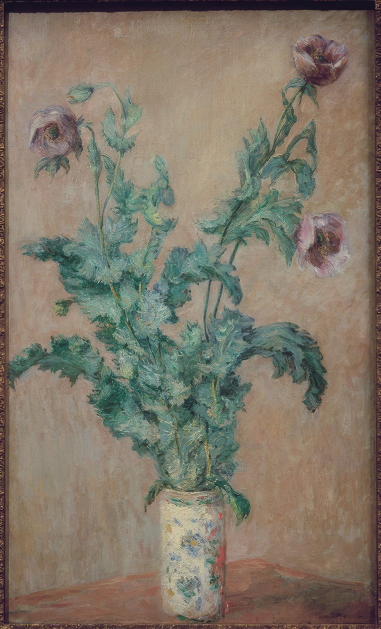 Váza s mákem od Claude Monet