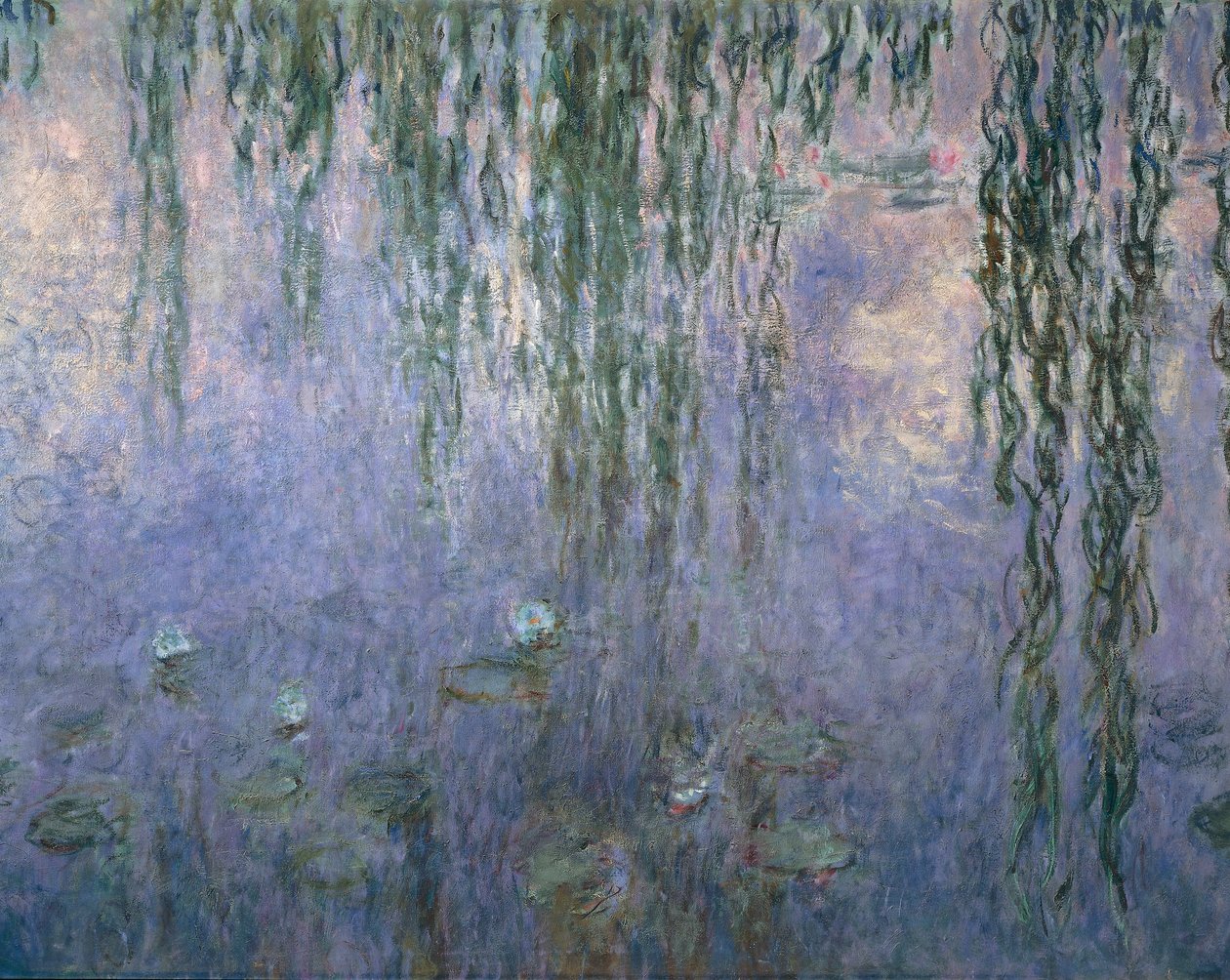 Lekníny, Claude Monet, detail od Claude Monet