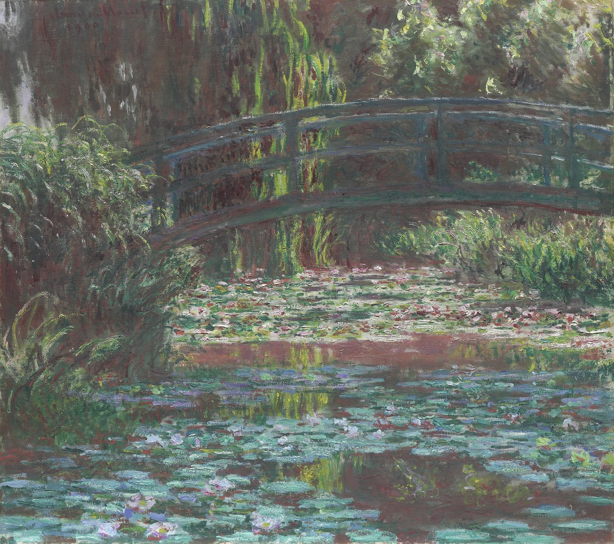 Leknínový rybník, 1900 od Claude Monet