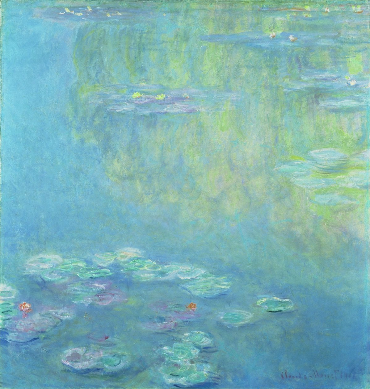 Lekníny, 1906 od Claude Monet