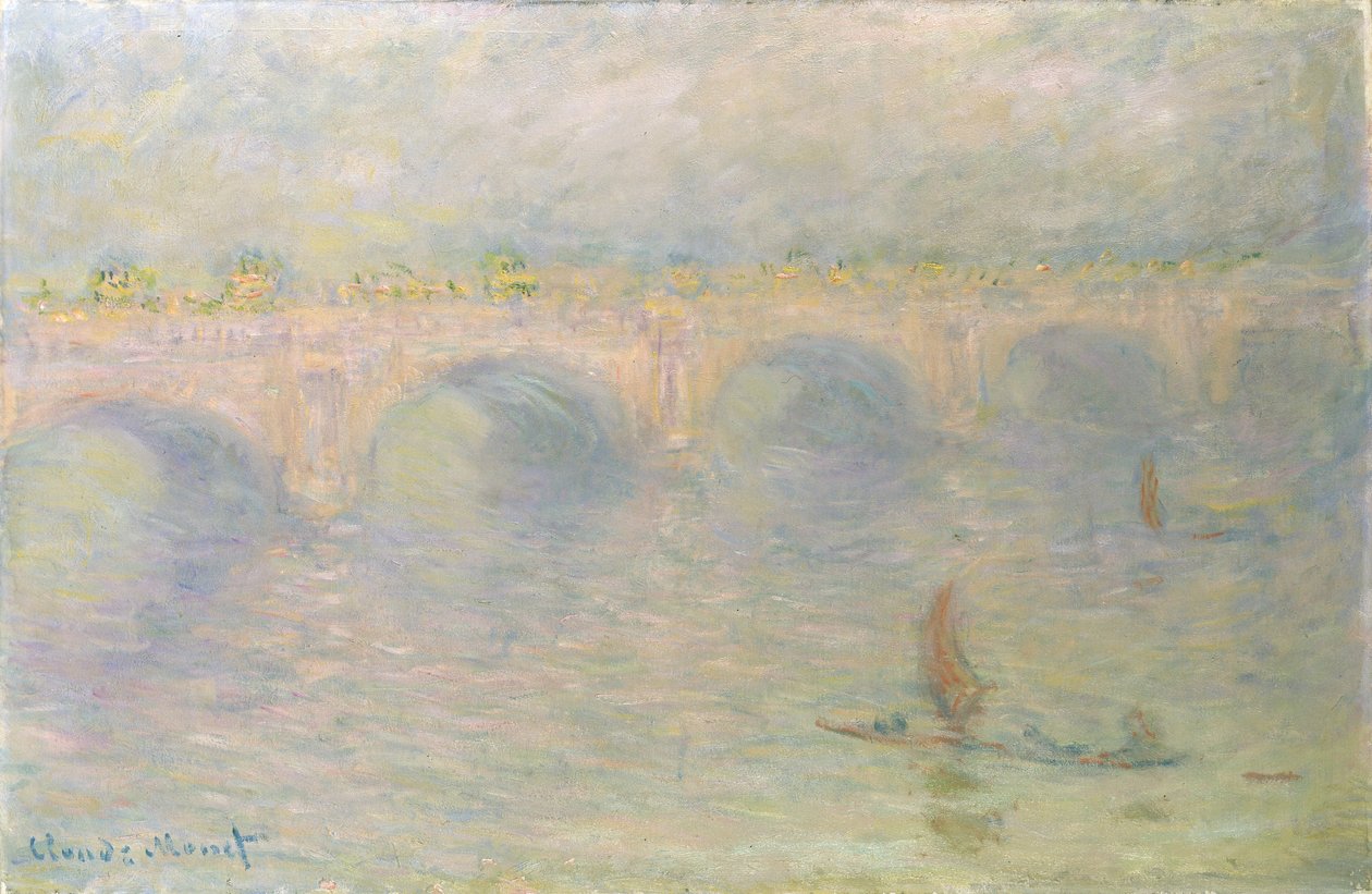 Waterloo Bridge, Sunlight Effect, 1899-1901 od Claude Monet