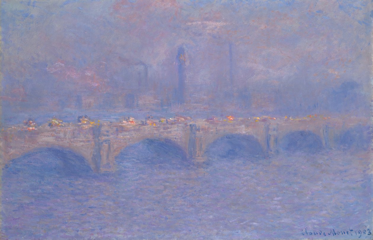 Waterloo Bridge, Sunlight Effect, 1903. od Claude Monet