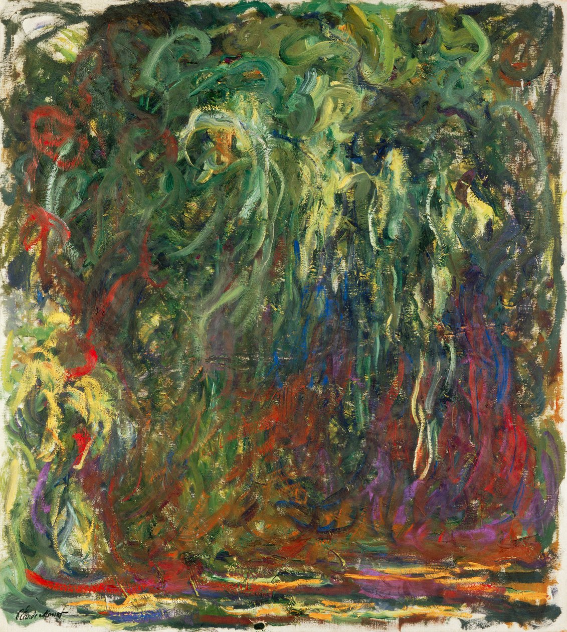 Smuteční vrba, 1920-1922. od Claude Monet