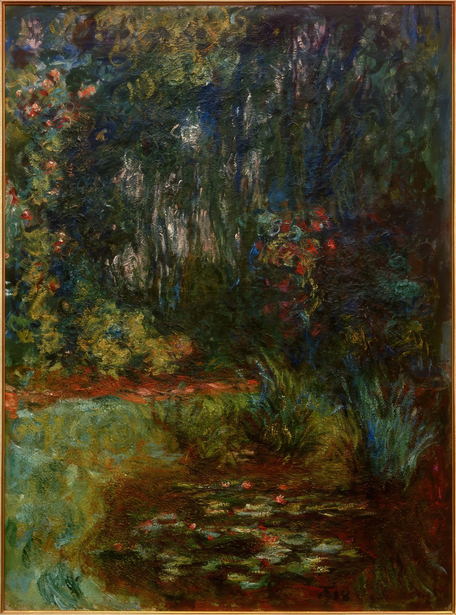 Roh bazénu s lekníny, 1918 od Claude Monet