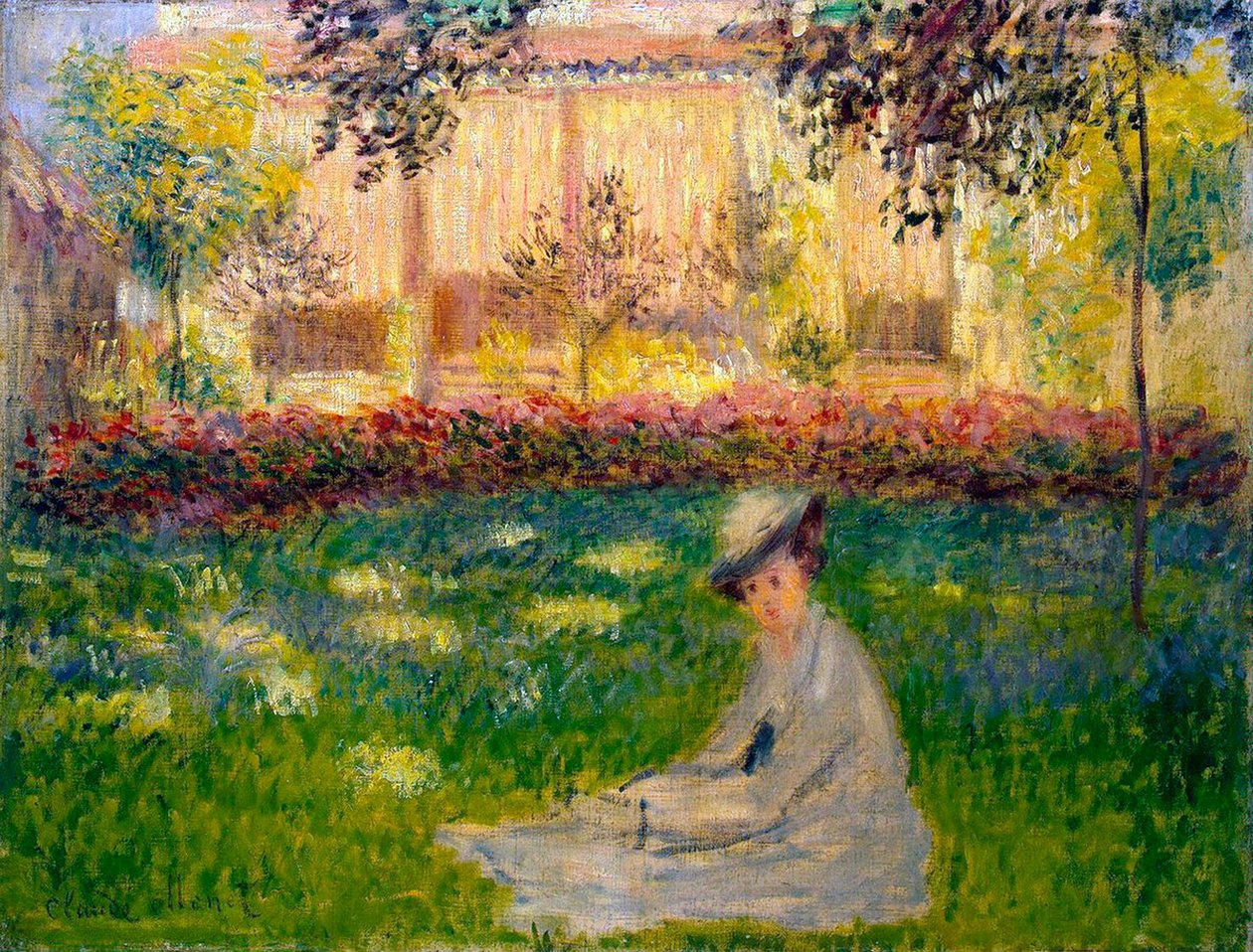 Žena v zahradě, 1876. od Claude Monet