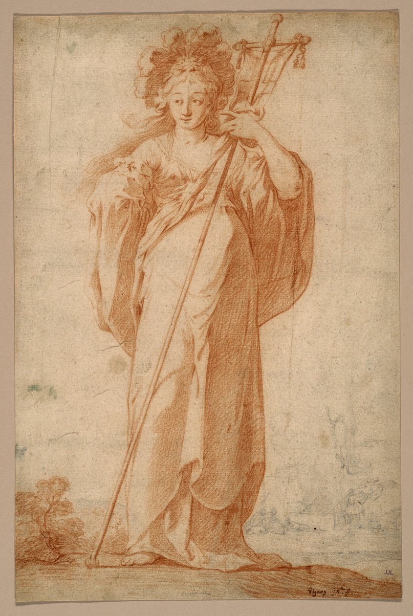 Kumánská Sibyla, kolem roku 1630 od Claude Vignon