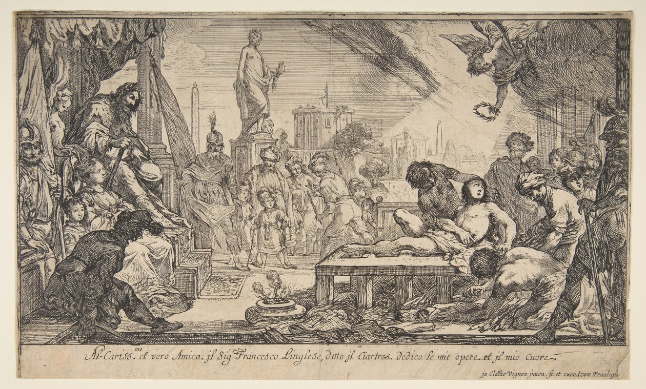 Umučení svatého Vavřince, ca. 1627. od Claude Vignon