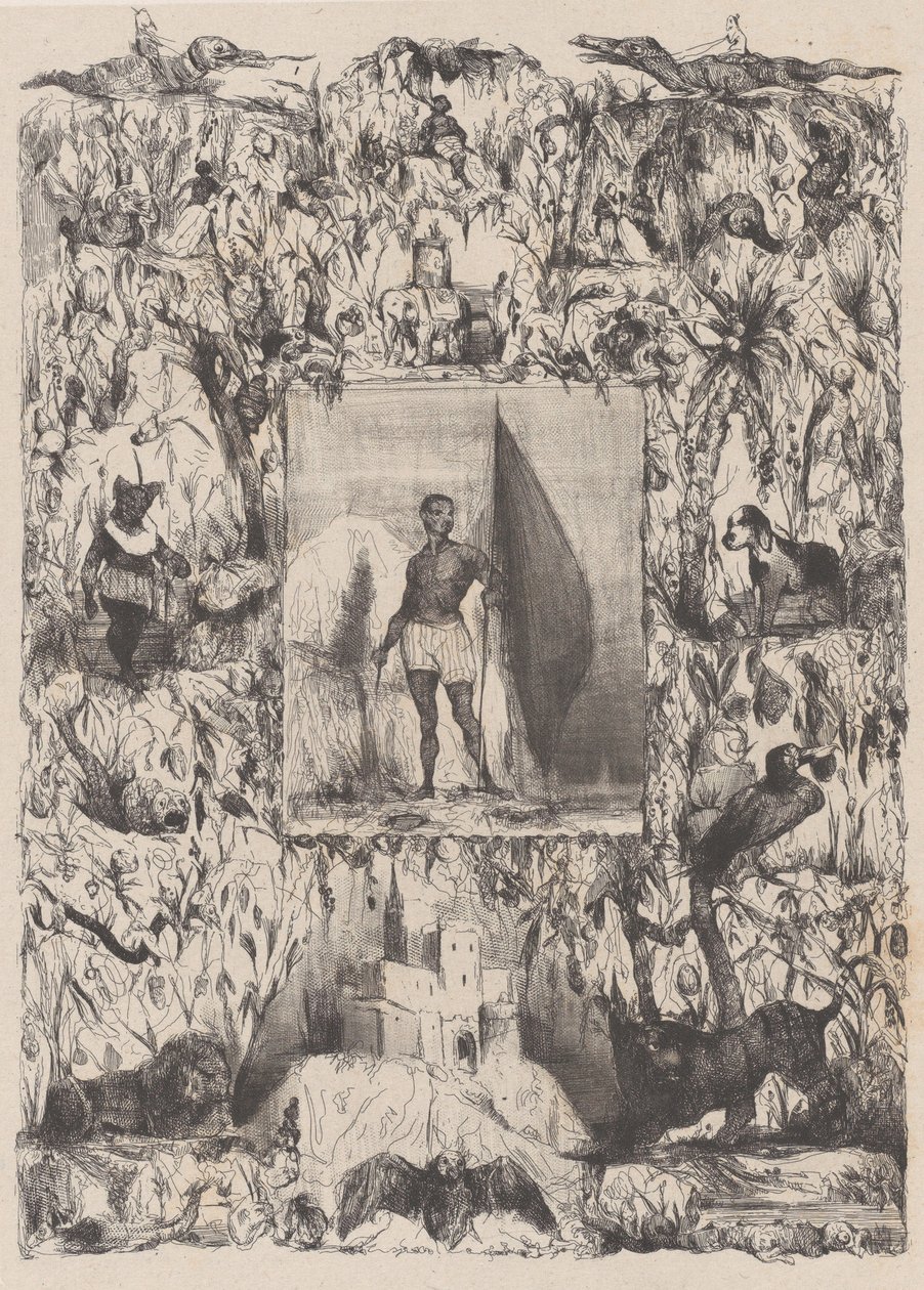Bug-Jargal, Ca. 1832. od Célestin Nanteuil