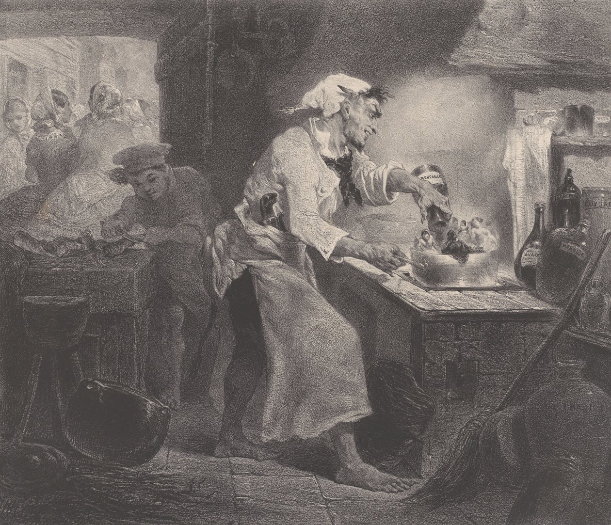 The Daughters of the Devil, ca. 1848-62. od Célestin Nanteuil
