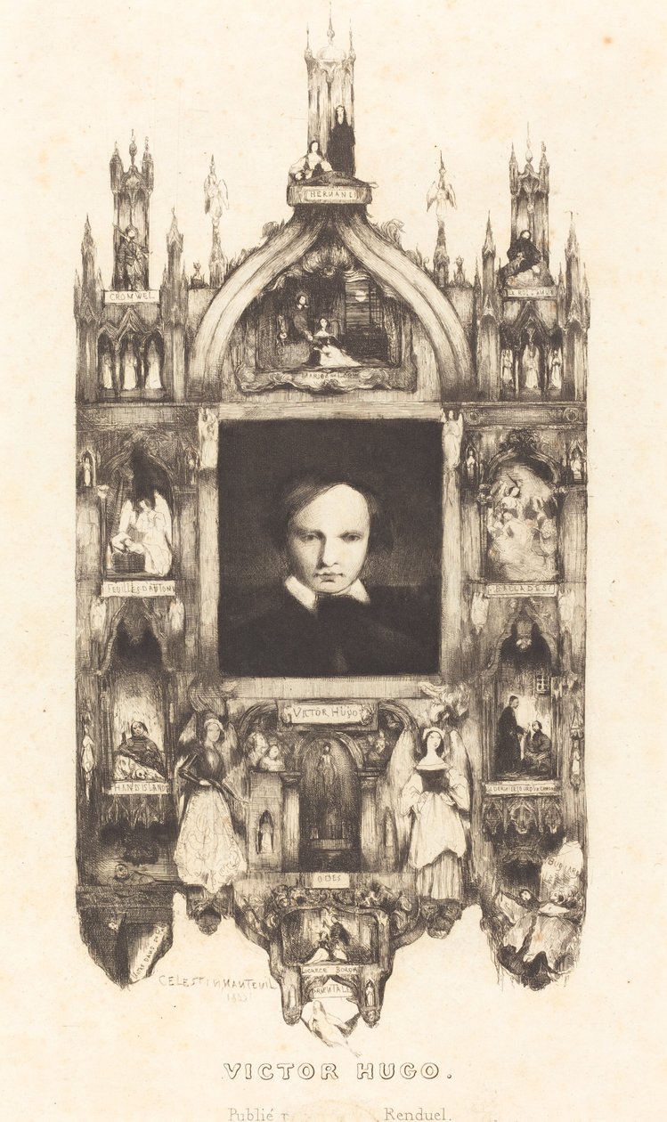 Viktor Hugo od Célestin Nanteuil