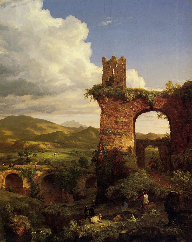 Neronův oblouk od Thomas Cole