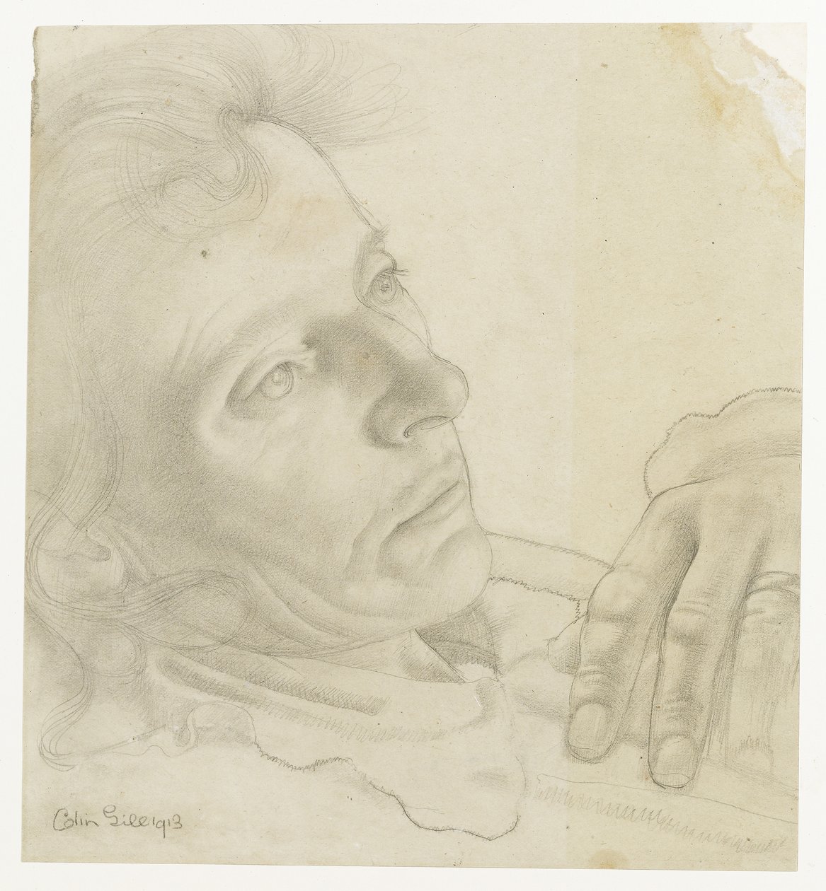 Colin Gill Self Portrait (?) 1913 od Colin Unwin Gill