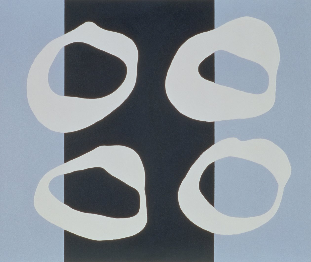 Blue Ground IV, 1998 (akryl na plátně) od Colin Booth