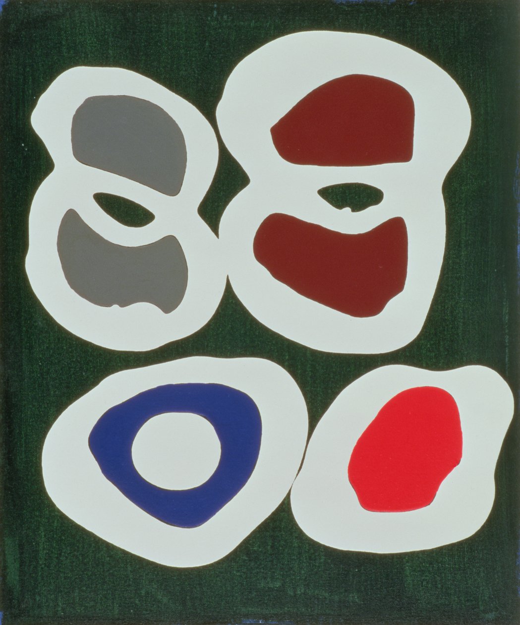 Cross-Cut, 1998 (akryl na plátně) od Colin Booth