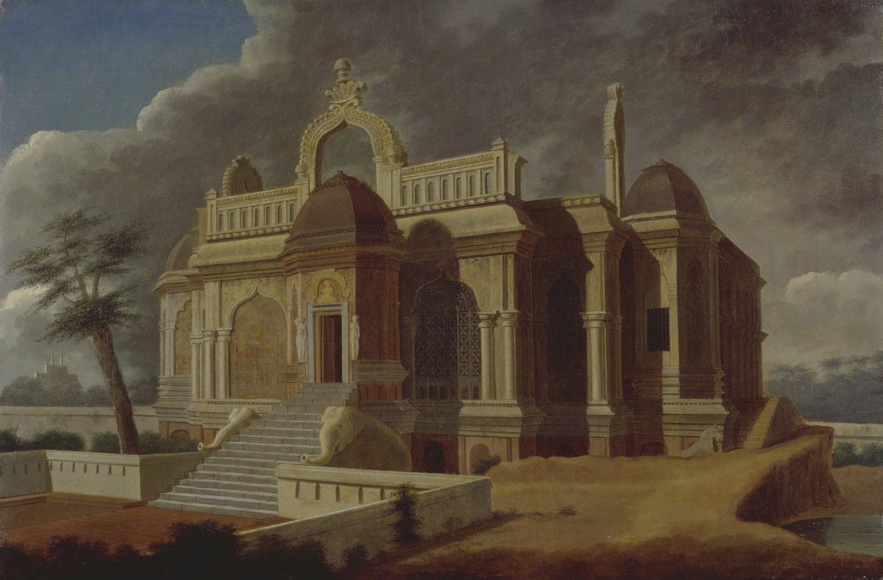 Mauzoleum s kamennými slony, 1788 od Colonel Francis Swain Ward