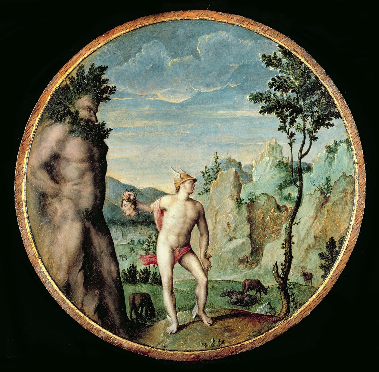 Perseus mění atlas na kámen od Congnet