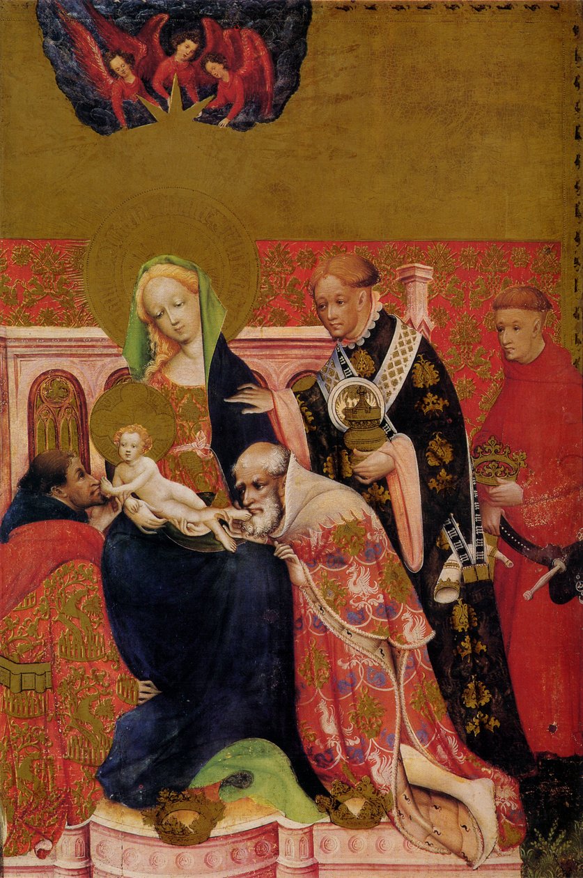 Marienkirche Dortmund - Marienalter - Pravý panel od Conrad von Soest