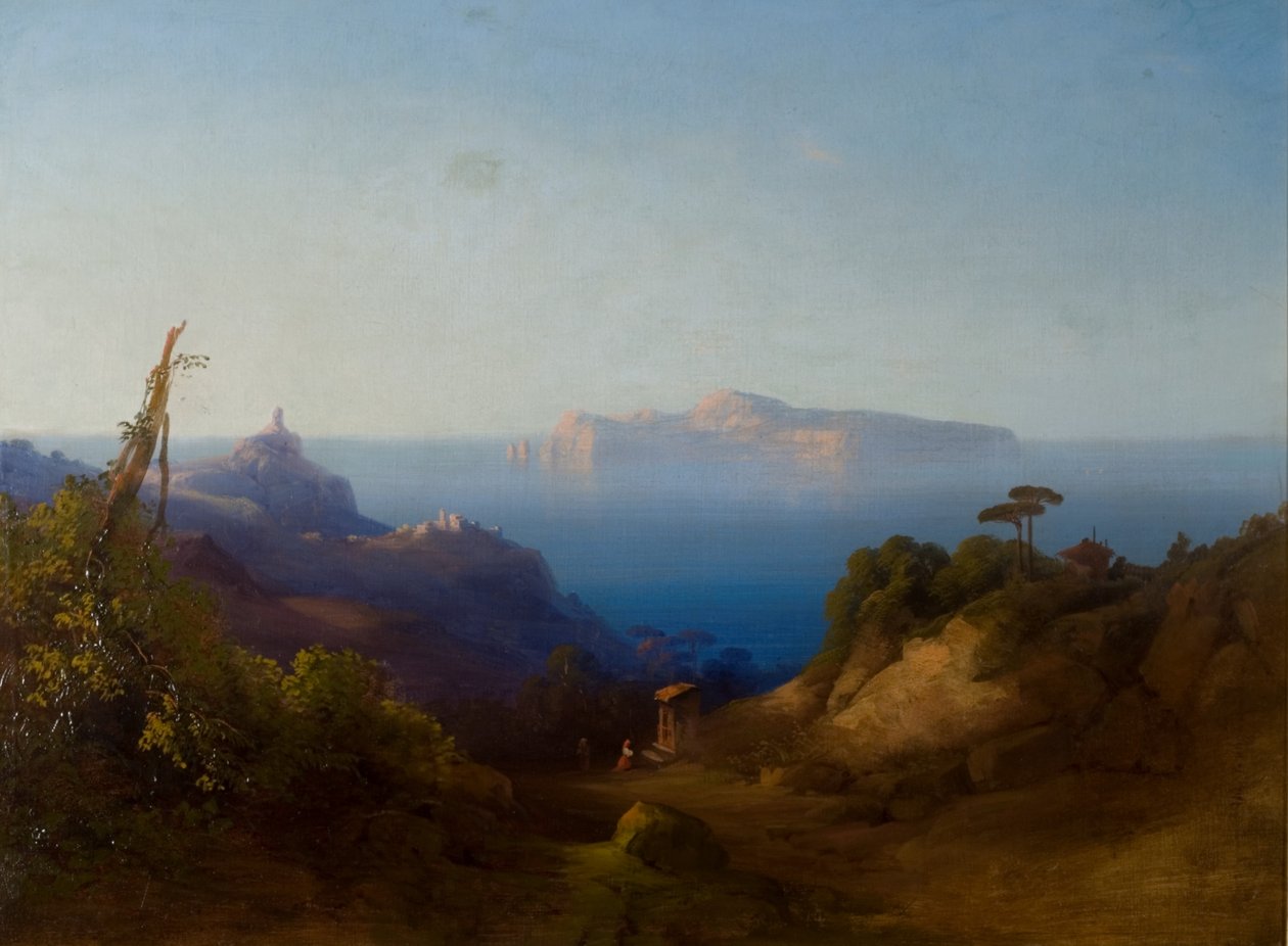 Pohled na Capri od Consalvo Carelli