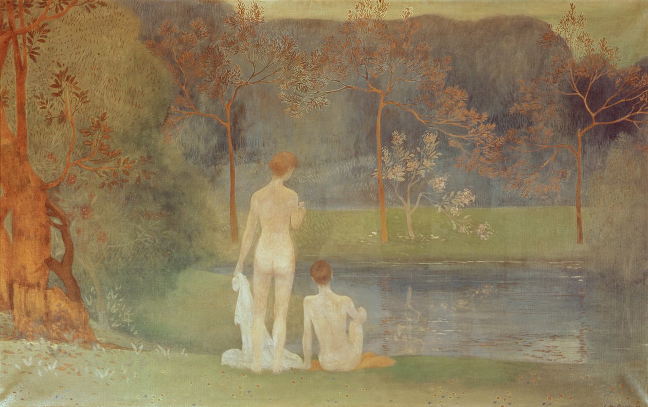 Rajská zahrada, 1904 od Constant Montald