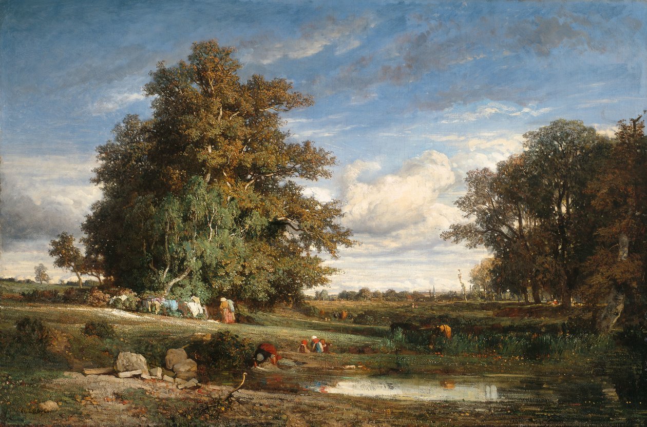 The Marsh od Constant Emile Troyon