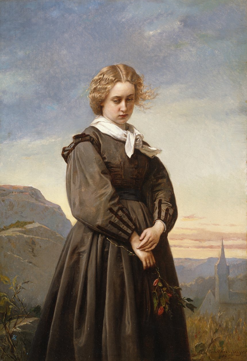 Melancholie lásky, 1866. od Constant Mayer