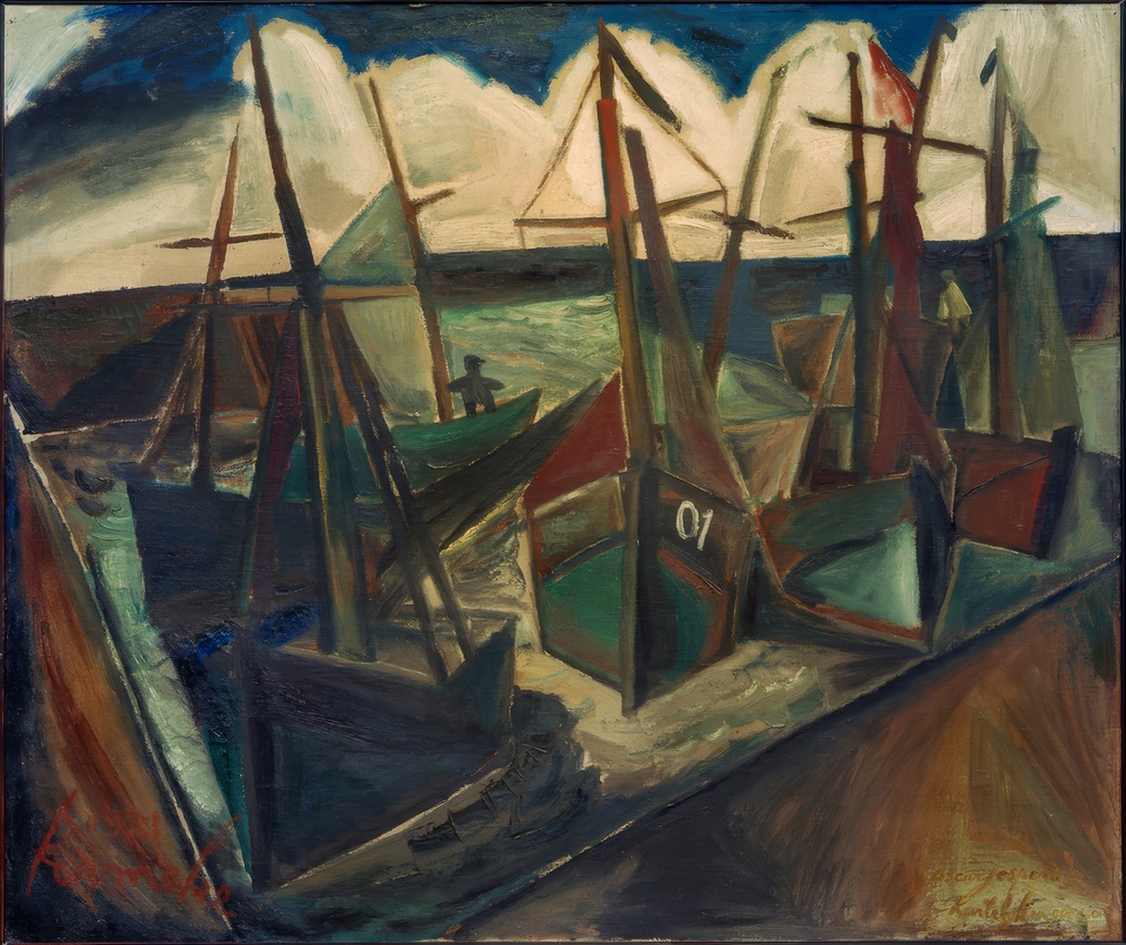 Přístav Ostende od Constant Permeke