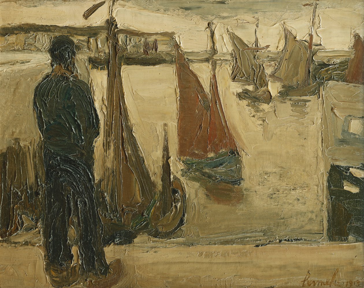 Přístav Ostende od Constant Permeke