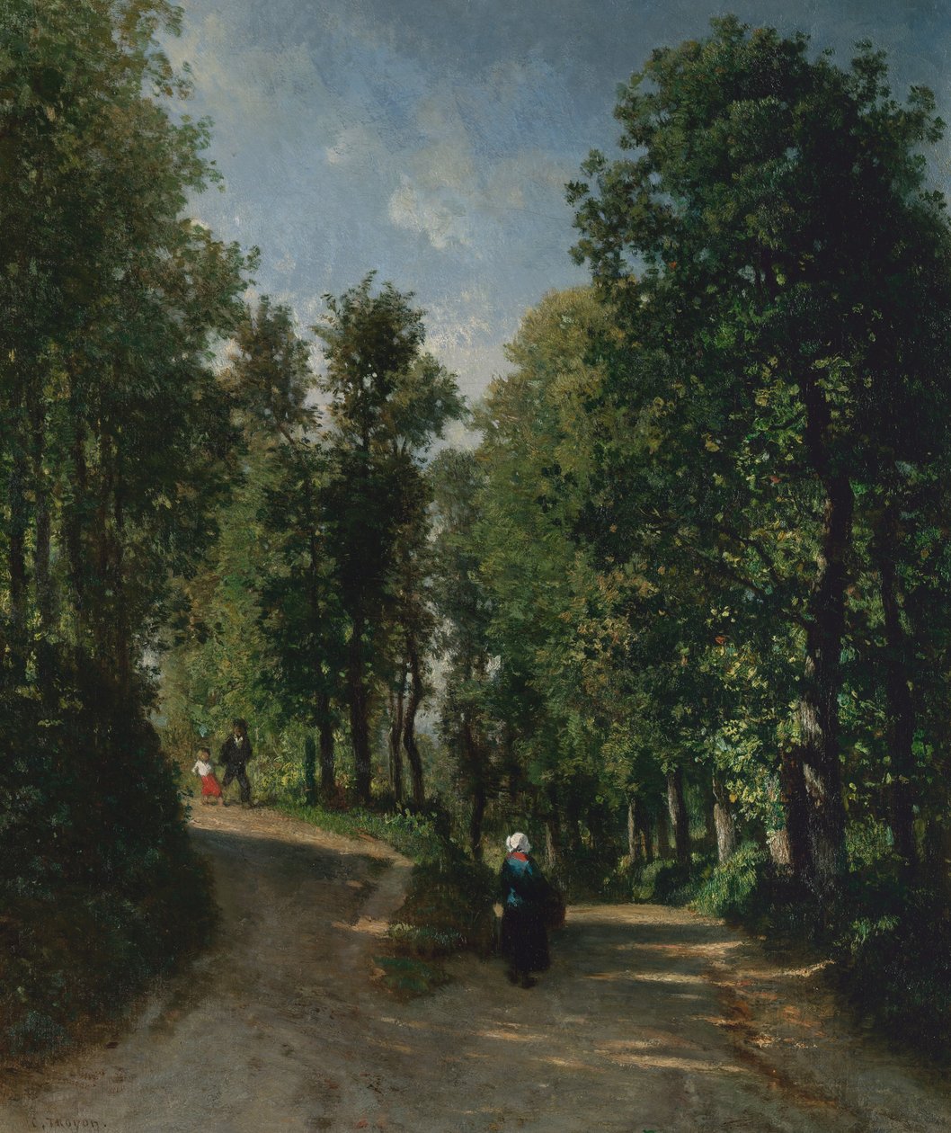 Road in the Woods, polovina 40. let 19. století. od Constant Troyon