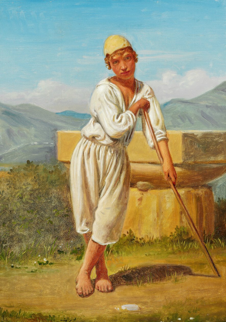 Ovčák z Pæstumu od Constantin Hansen