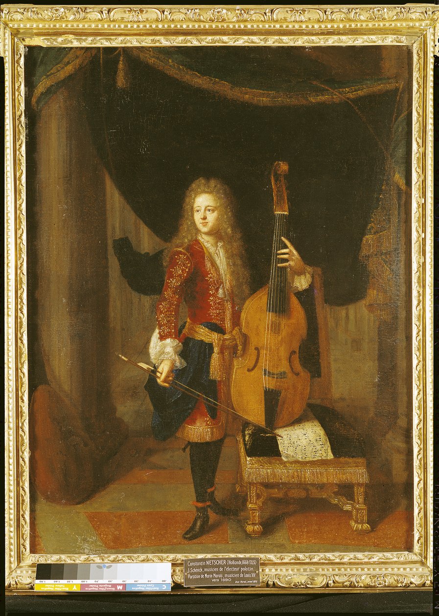 Portrét Johanna Schencka (1660-1712) od Constantin Netscher