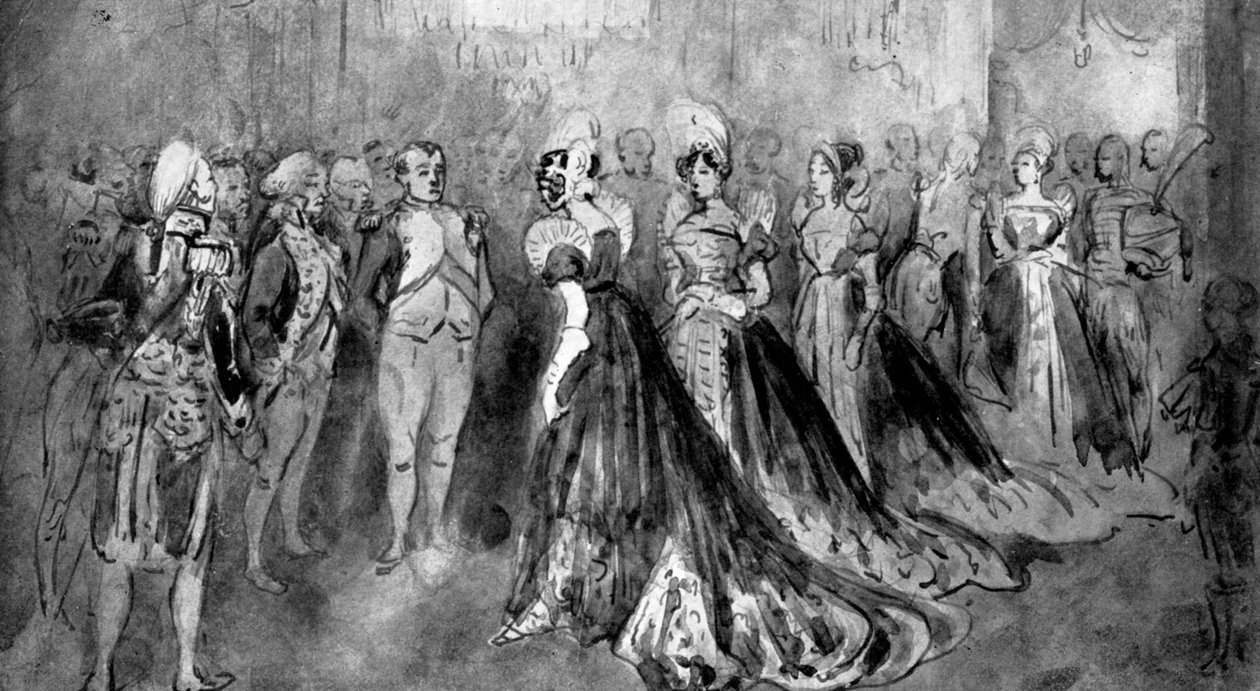 U Napoleonova dvora, 1930 od Constantin Guys