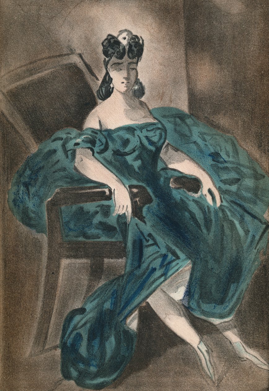 Portrét II, 1865, 1939 od Constantin Guys