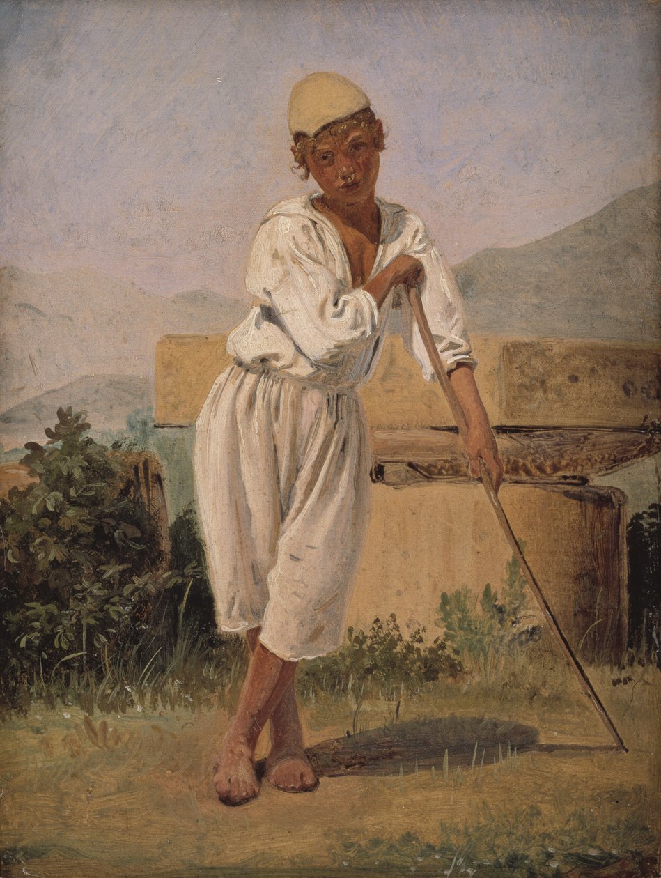 Chlapec pastýř. Pompeje od Constantin Hansen