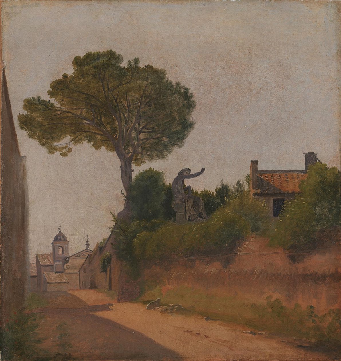 Ulice v Římě. Špinavá ulička od Constantin Hansen