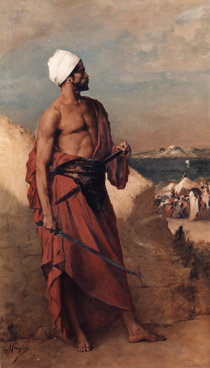 Arabská stráž od Constantin Meunier