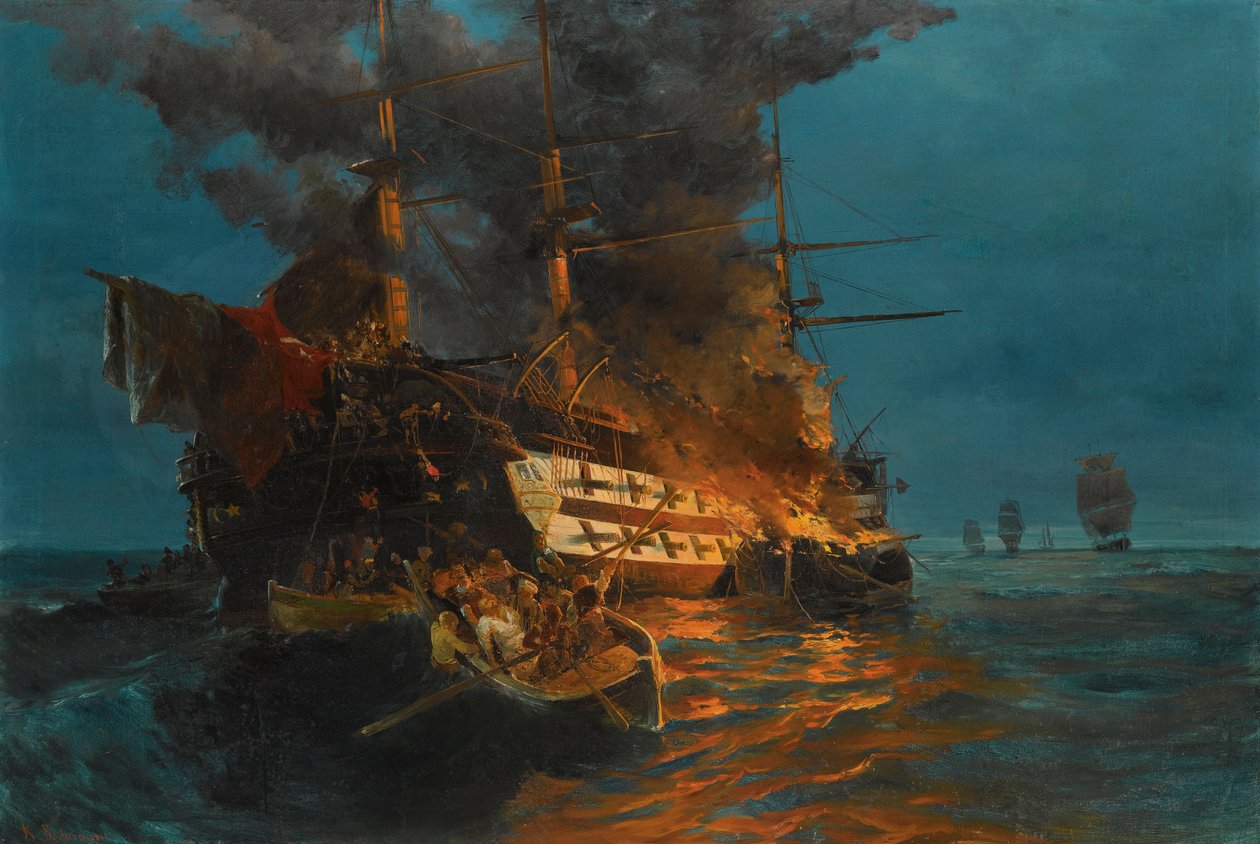 Řecká válka za nezávislost (nebo řecká revoluce od Constantin Volanakis