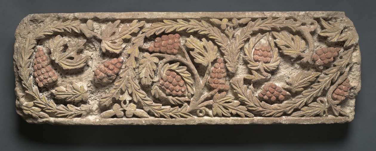 Vlys s listy a hrozny, 300-400s (vápenec) od Coptic Coptic
