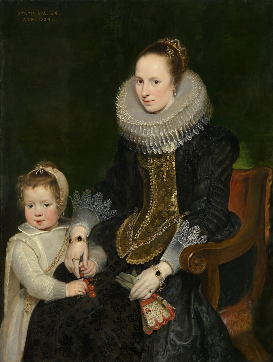 Matka a dítě od Cornelis de Vos